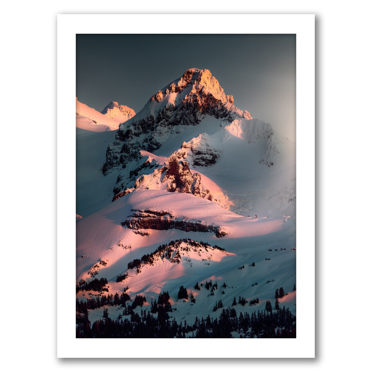 Winter Sunset by Torrey Merritt Frame  - Americanflat